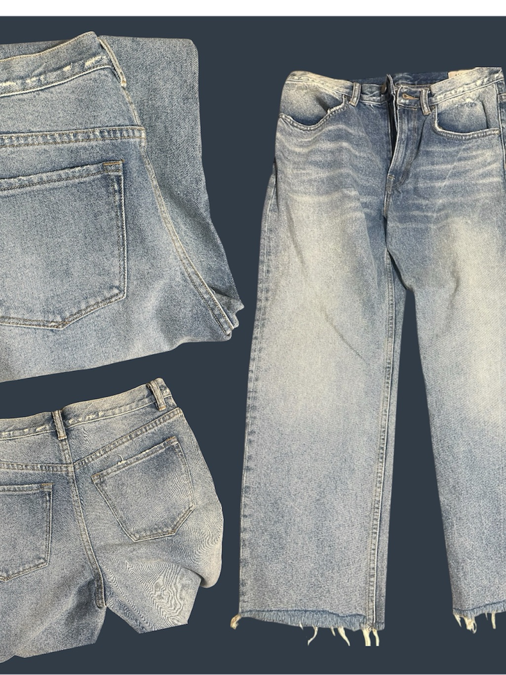 All Saints’ Classic Light Blue Women’s Straight-Leg Jeans